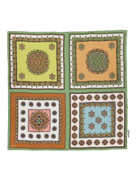  Alemais Contina Printed Scarf - Green 