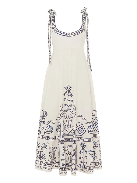  Alemais Leela Midi Dress - Neutrals 