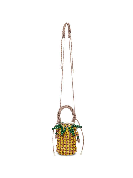  Alemais Mini Pineapple Bucket Bag - Yellow 