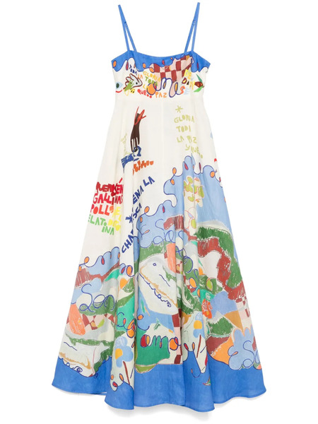  Alemais Nadia Maxi Dress - Blue 
