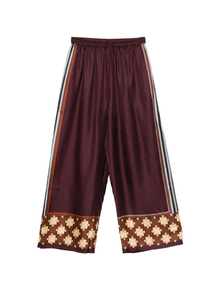  Alemais Wilson Striped Geometric Trousers - Red 