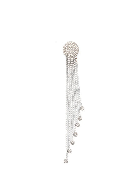 Alessandra Rich Fringes Drop Earrings - Silver 