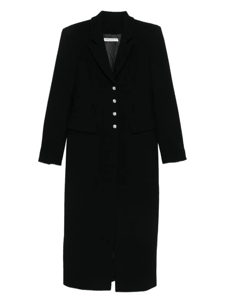  Alessandra Rich Jewel-buttoned Coat - Black 