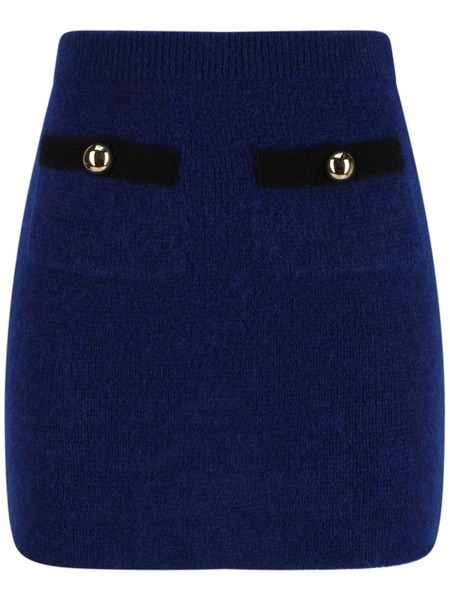  Alessandra Rich Minigonna Mini Skirt - Blue 