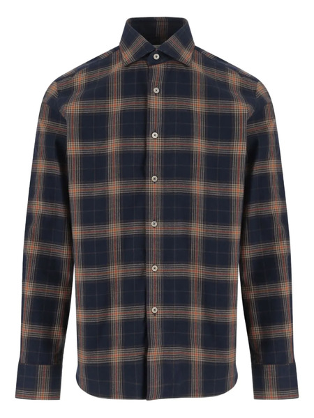  Alessandro Gherardi Regent Checked Shirt - Blue 