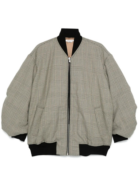  Alessandro Vigilante Padded Bomber Jacket - Neutrals 