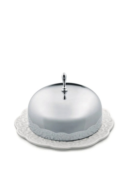  Alessi Butter Dish (12cm) - Silver 