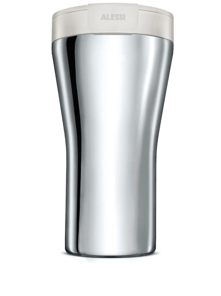  Alessi Caffa Travel Mug - Silver 