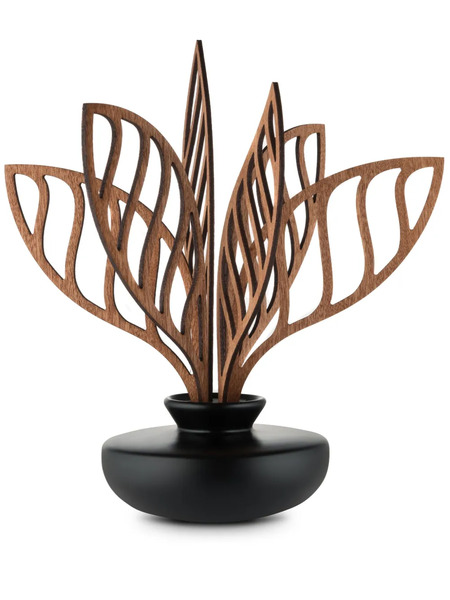  Alessi Cut-out Porcelain Diffuser (22cm) - Black 