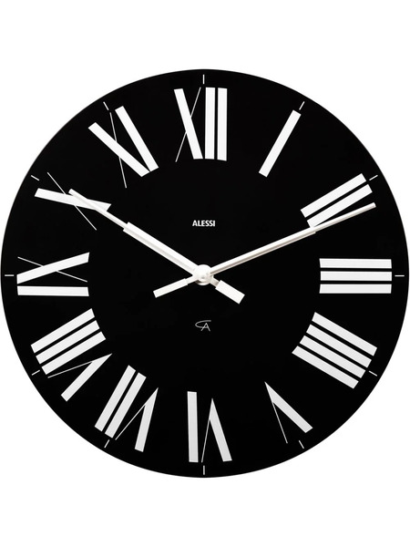  Alessi Firenze Round Clock - Black 