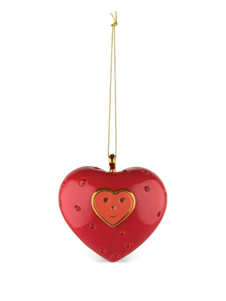  Alessi Heart And Heart Ornament - Red 