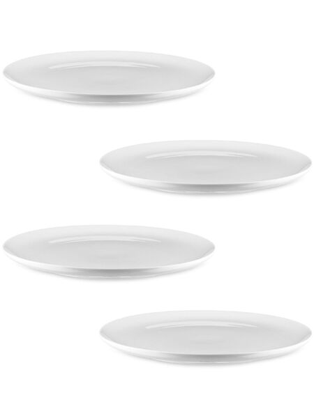  Alessi Itsumo Dinner Plates (set Of Four) - White 
