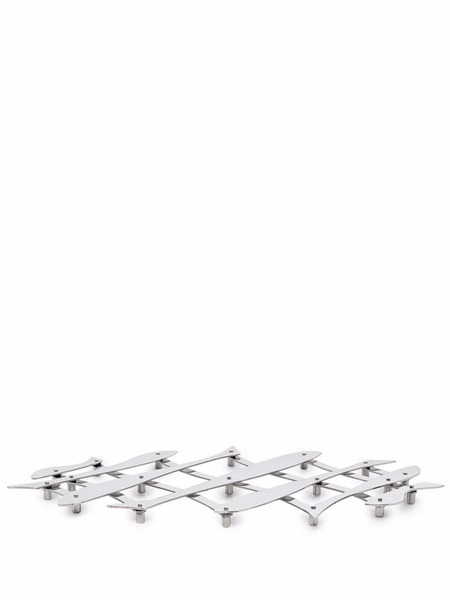  Alessi Pescher Extensible Trivet - Silver 