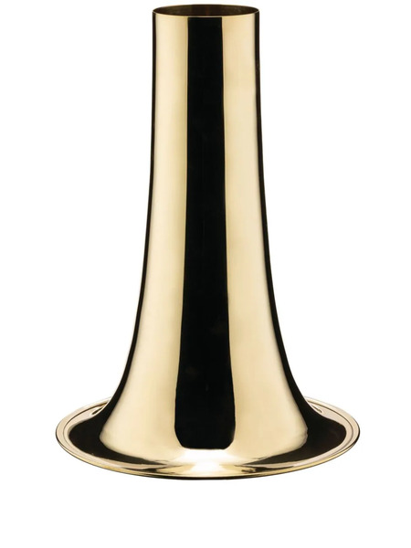  Alessi Trumpet Vase (16.7cm X 24.9cm) - Gold 