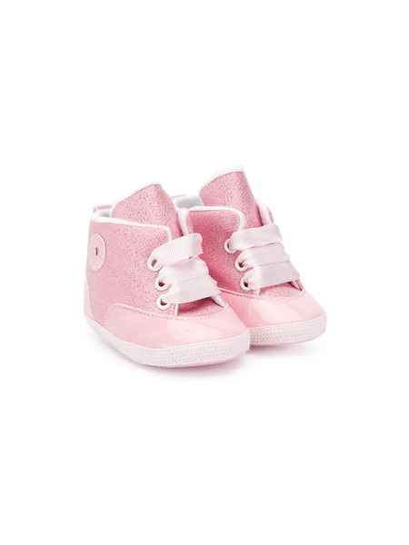  Aletta Logo Lace-up Sneakers - Pink 
