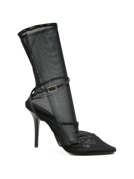  Alevì Buckle-strap Ankle Boots - Black 