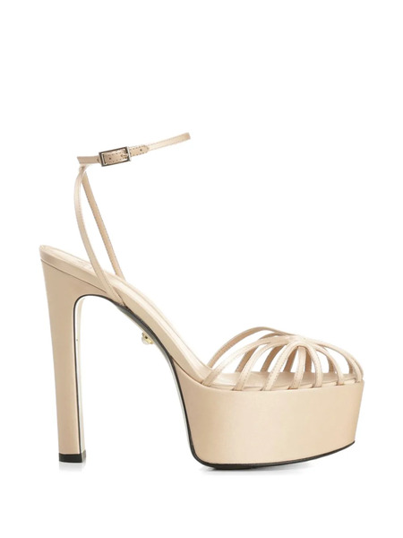  Alevì Clio Leather Sandals - Neutrals 