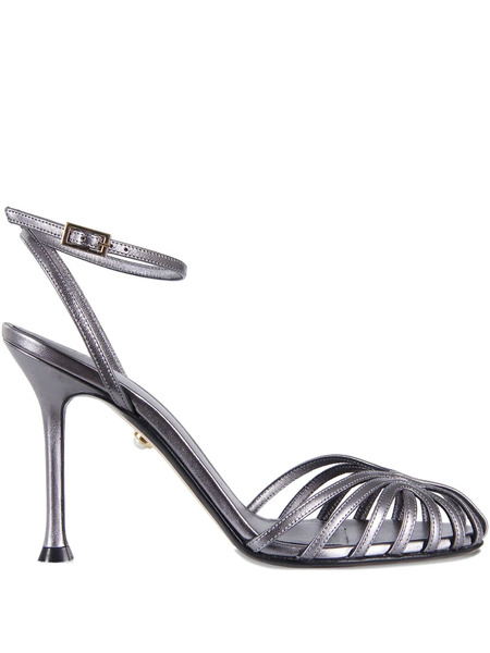  Alevì 95mm Ally Heeled Pumps - Silver 