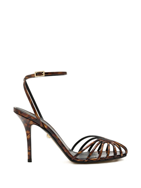  Alevì 95mm Blake Heeled Sandals - Brown 