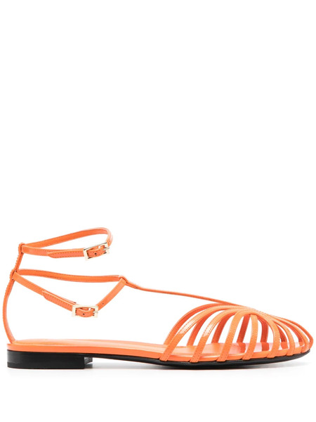  Alevì Strappy Flat Sandals - Orange 