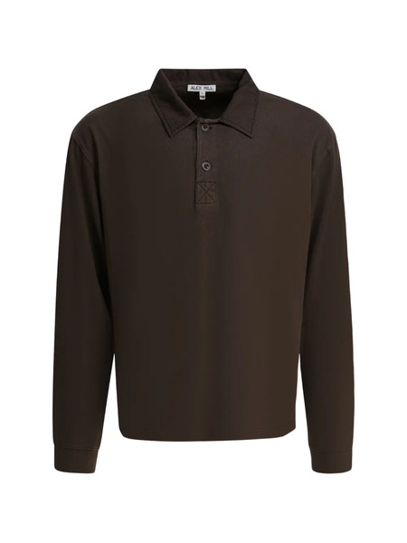  Alex Mill Buttoned Polo Shirt - Brown 