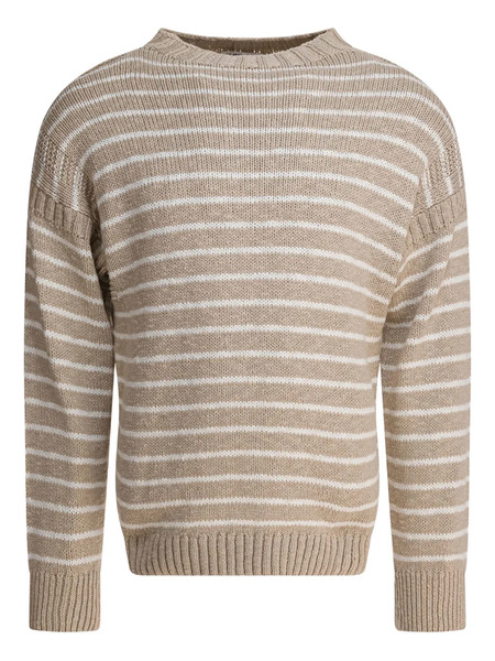  Alex Mill Striped Cotton Sweater - Neutrals 