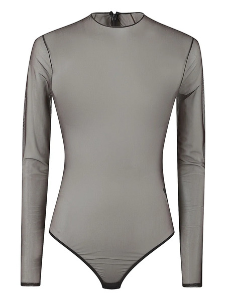  Alex Perry Long-sleeve Bodysuit - Brown 