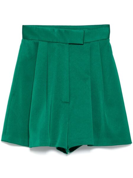  Alex Perry Pleated Shorts - Green 