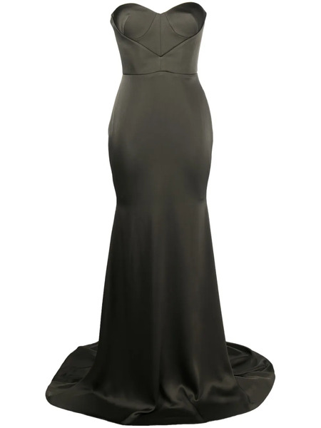  Alex Perry Strapless Floor-length Gown - Green 