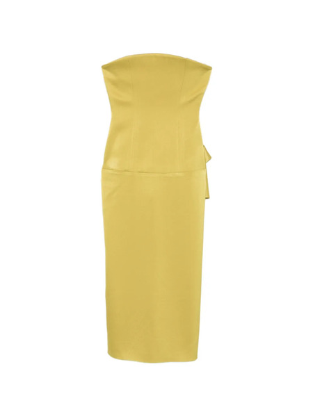  Alex Perry Strapless Midi Dress - Green 