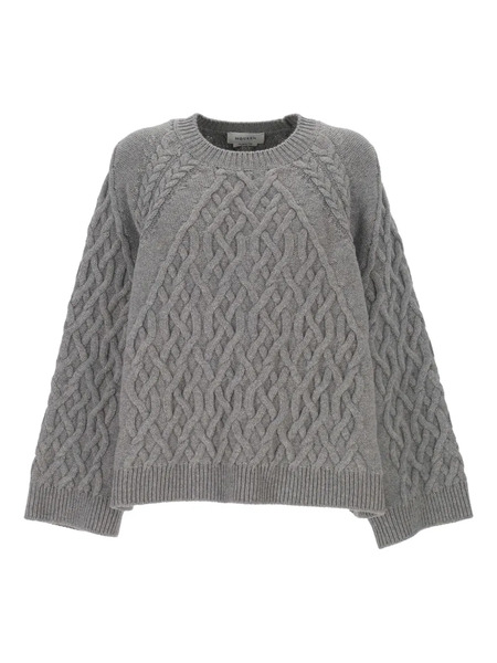  Alexander Mcqueen Cable-knit Wool Sweater - Grey 