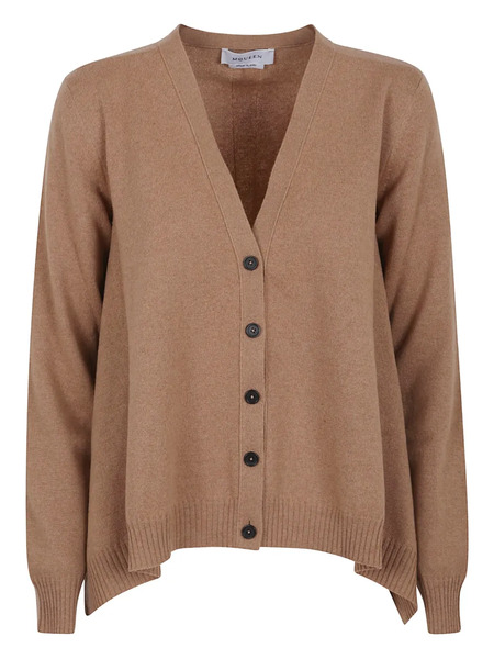  Alexander Mcqueen Cashmere Buttoned Cardigan - Brown 
