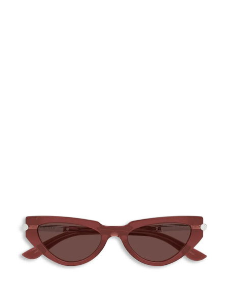  Alexander Mcqueen Cat-eye Frame Sunglasses - Brown 