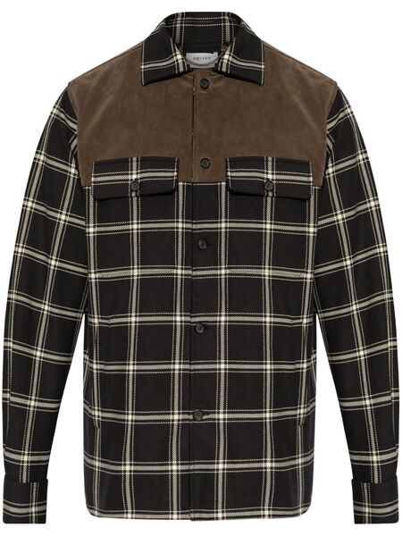  Alexander Mcqueen Checked Shirt - Brown 