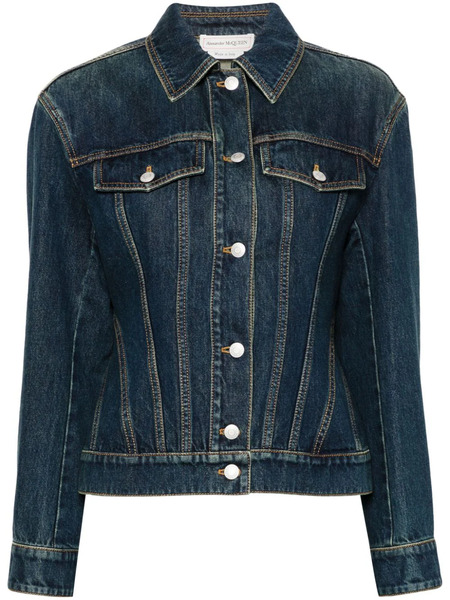  Alexander Mcqueen Denim Jacket - Blue 