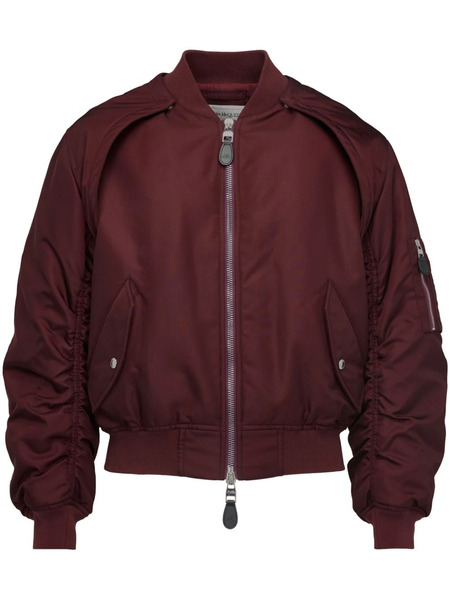  Alexander Mcqueen Detachable-sleeve Bomber Jacket - Red 
