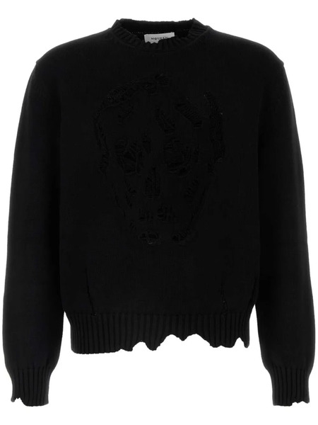  Alexander Mcqueen Distressed Skull Sweater - Black 