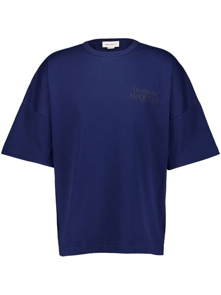  Alexander Mcqueen Exploded Logo T-shirt - Blue 