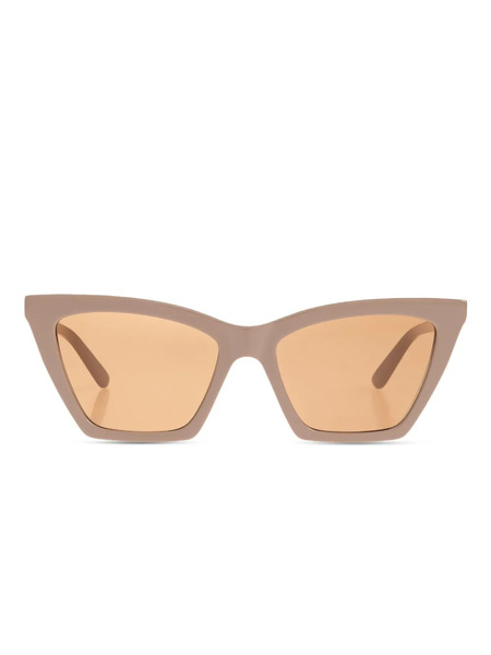  Alexander Mcqueen Eyewear Cat-frame Sunglasses - Neutrals 