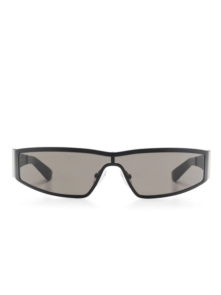  Alexander Mcqueen Eyewear Rectangle-frame Sunglasses - Black 