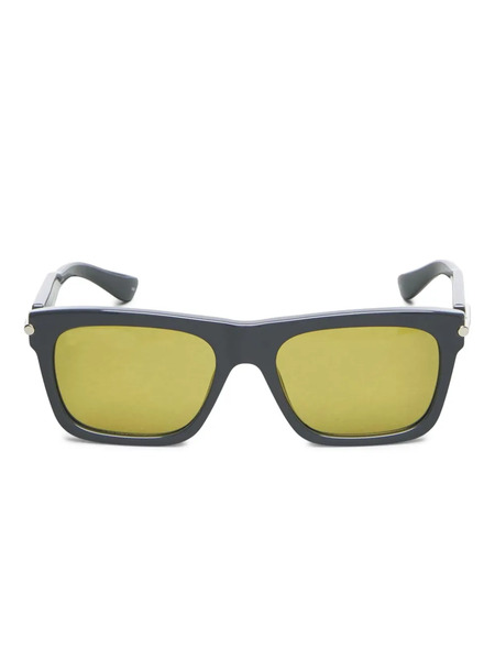  Alexander Mcqueen Eyewear Rectangle-frame Sunglasses - Grey 