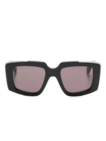  Alexander Mcqueen Eyewear Square-frame Sunglasses - Black 
