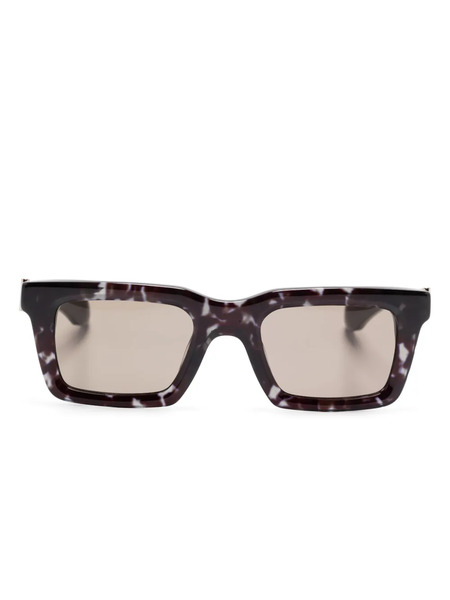  Alexander Mcqueen Eyewear Square-frame Sunglasses - Black 