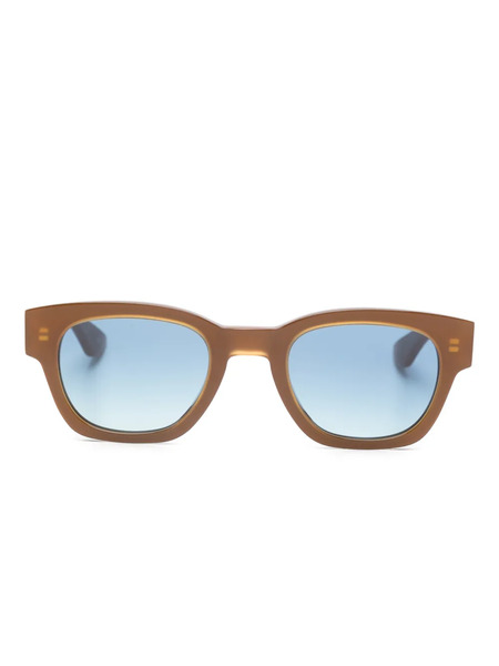  Alexander Mcqueen Eyewear Square-frame Sunglasses - Brown 