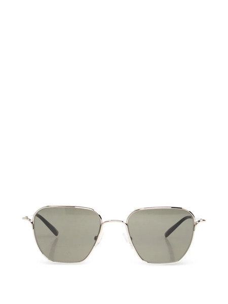  Alexander Mcqueen Geometric-frame Sunglasses - Silver 