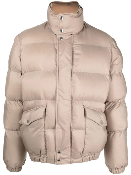  Alexander Mcqueen Graffiti-print Puffer Jacket - Neutrals 