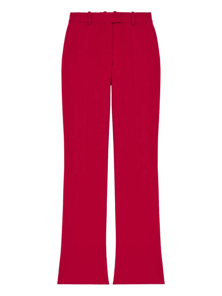  Alexander Mcqueen Grain-de-poudre Trousers - Red 