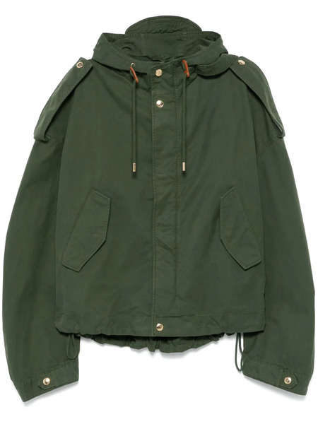  Alexander Mcqueen Hooded Jacket - Green 