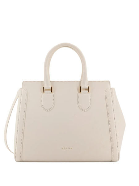  Alexander Mcqueen Large Birdee Tote Bag - Neutrals 