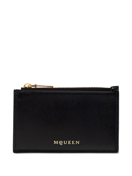  Alexander Mcqueen Leather Cardholder - Black 
